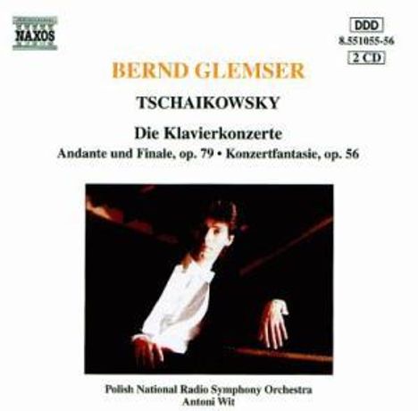 Peter Iljitsch Tschaikowsky (1840-1893): Klavierkonzerte Nr.1-3, 2 CDs