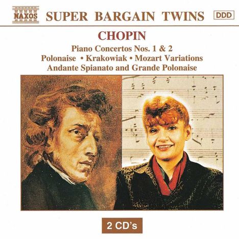 Frederic Chopin (1810-1849): Klavierkonzerte Nr.1 &amp; 2, 2 CDs