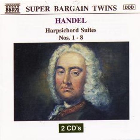 Georg Friedrich Händel (1685-1759): Cembalosuiten (1720) Nr.1-8 (HWV 426-433), 2 CDs