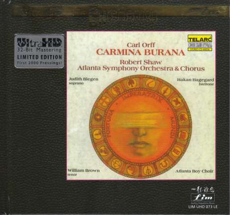Carl Orff (1895-1982): Carmina Burana (Ultra-HD-CD) (Limited Edition), CD