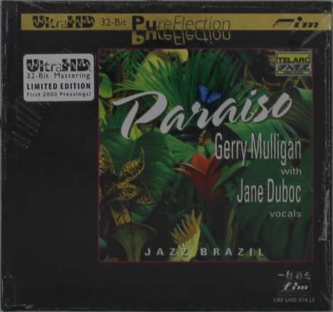 Gerry Mulligan &amp; Jane Duboc: Paraiso: Jazz Brazil (UltraHD-CD), CD