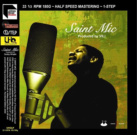 Scotty Wright: Saint Mic (180g) (1Step Process) (Limited Numbered Edition) (Ultimate High Quality Vinyl), LP