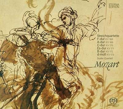Wolfgang Amadeus Mozart (1756-1791): Streichquartette Nr.8-13 "Wiener", Super Audio CD Non-Hybrid