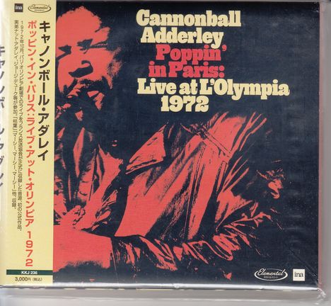 Cannonball Adderley (1928-1975): Poppin In Paris: Live At L'Olympia 1972 (Digipack), CD