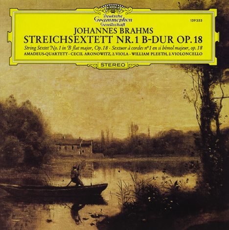 Johannes Brahms (1833-1897): Streichsextett Nr.1 (140g), LP