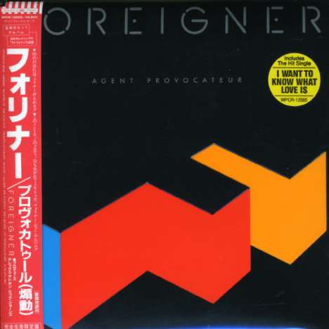 Foreigner: Agent Provocateur (Ltd. Papersleeve), CD