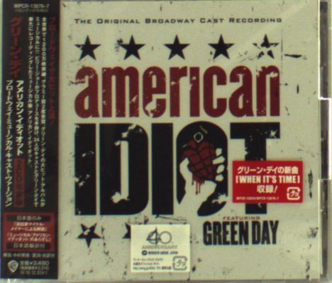 American Idiot (Original Cast Recording Feat. Green Day), 2 CDs