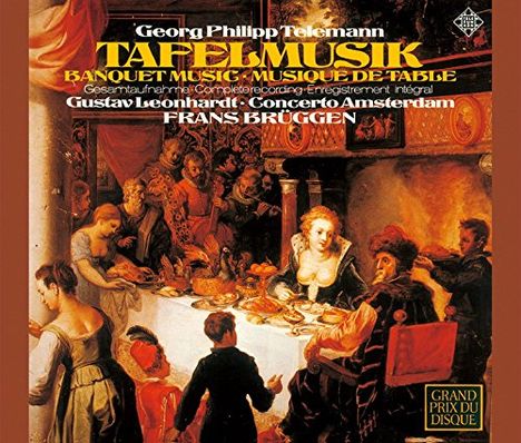 Georg Philipp Telemann (1681-1767): Tafelmusik (Gesamtaufnahme), 4 CDs