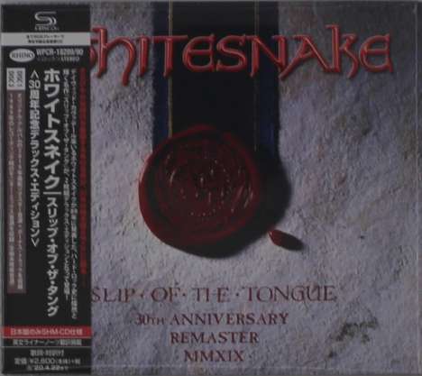 Whitesnake: Slip Of The Tongue (2019 Remaster) (30th Anniversary Edition) (SHM-CDs), 2 CDs