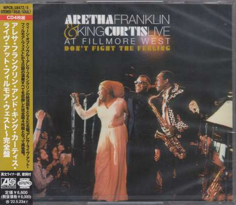 Aretha Franklin &amp; King Curtis: Don't Fight The Feeling: The Complete Aretha Franklin &amp; King Curtis Live At Fillmore West, 4 CDs