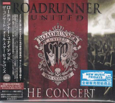 Roadrunner United: The Concert: Live At The Nokia Theatre, New York, NY, 15/12/2005 / The All Star-Sessions, 3 CDs