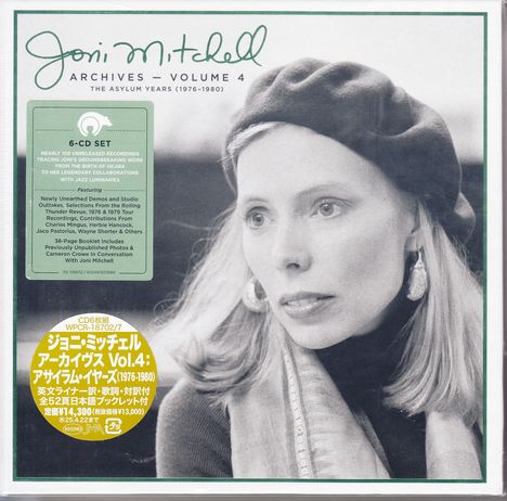 Joni Mitchell (geb. 1943): Joni Mitchell Archives Vol. 4: The Asylum Years, 6 CDs und 1 Buch