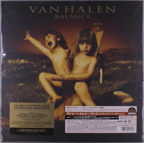 Van Halen: Balance (Limited Expanded Edition) (Expanded & Remastered) (Hardcoverbook), 2 LPs, 2 CDs und 1 Blu-ray Disc
