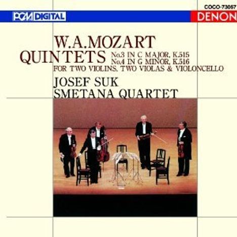 Wolfgang Amadeus Mozart (1756-1791): Streichquintette Nr.3 &amp; 4 (Blu-spec CD), CD