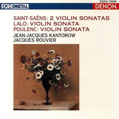 Camille Saint-Saens (1835-1921): Sonaten für Violine &amp; Klavier Nr.1 &amp; 2 (Blu-spec CD), CD