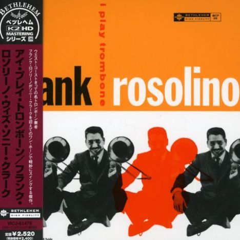 Frank Rosolino &amp; Sonny Clark: I Play Trombone (Papersleeve), CD