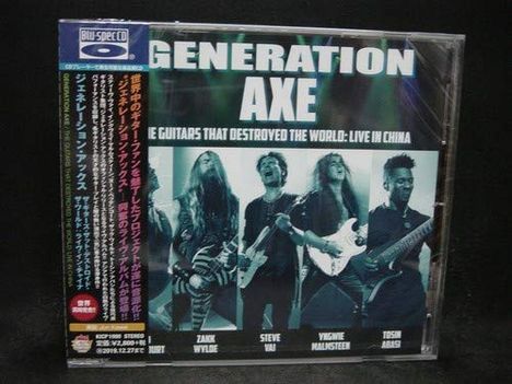 Generation Axe: The Guitars That Destroyed The World - Live In China (Blu-Spec CD), CD