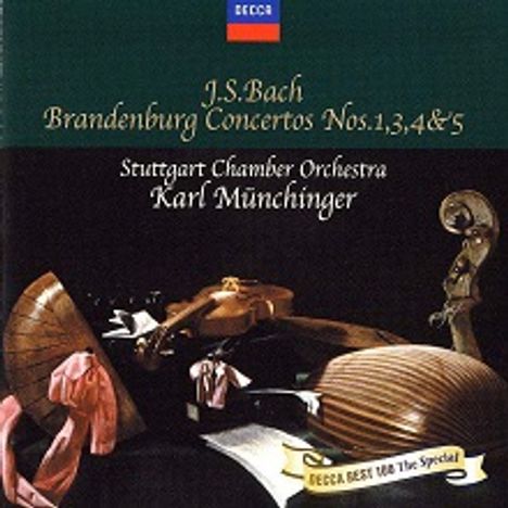 Johann Sebastian Bach (1685-1750): Brandenburgische Konzerte Nr.1,3,4,5, CD