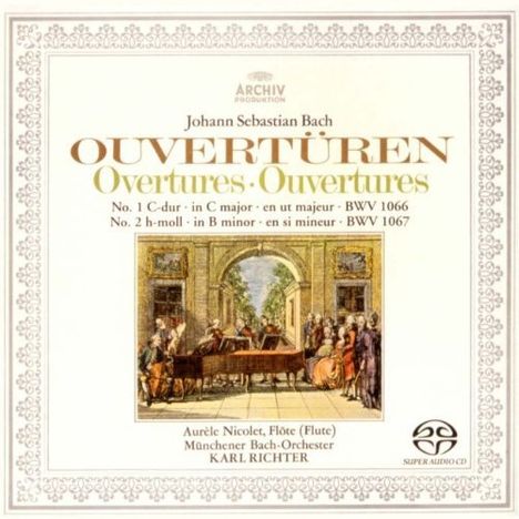 Johann Sebastian Bach (1685-1750): Orchestersuiten Nr.1 &amp; 2 (SHM-SACD), Super Audio CD Non-Hybrid