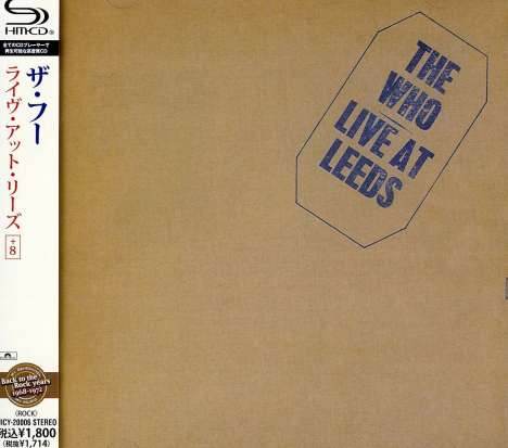 The Who: Live At Leeds (+Bonus) (SHM-CD), CD