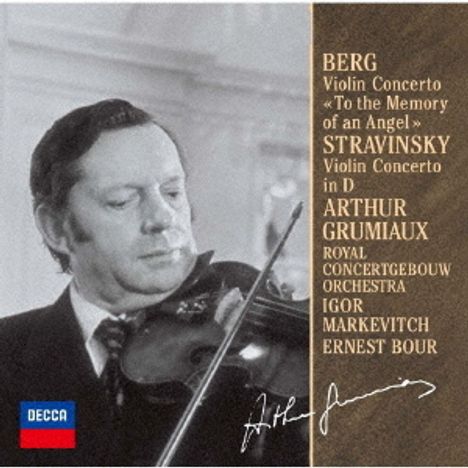 Arthur Grumiaux spielt Violinkonzerte, CD