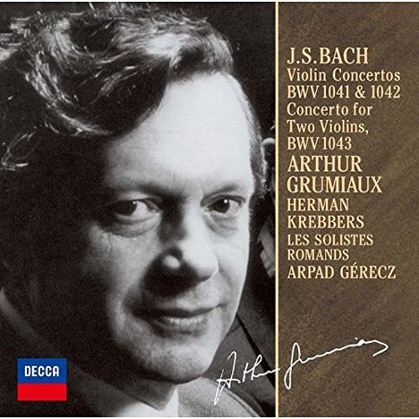 Johann Sebastian Bach (1685-1750): Violinkonzerte BWV 1041-1043, CD