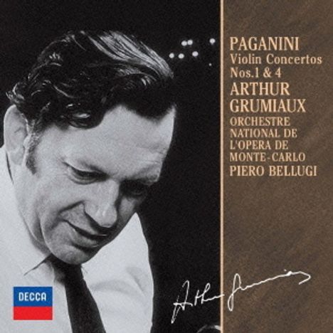 Niccolo Paganini (1782-1840): Violinkonzerte Nr.1 &amp; 4, CD