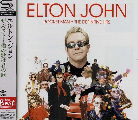Elton John (geb. 1947): Rocket Man: The Definitive Hits (SHM-CD), CD