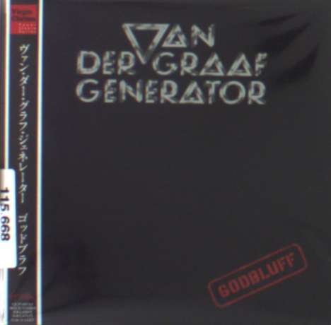 Van Der Graaf Generator: Godbluff (Papersleeve), CD