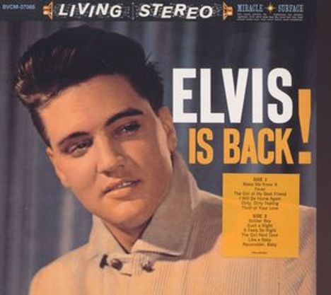 Elvis Presley (1935-1977): Elvis Is Back (Ltd. Papersleeve), CD