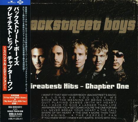 Backstreet Boys: Greatest Hits: Chapter One (Special Edition), CD