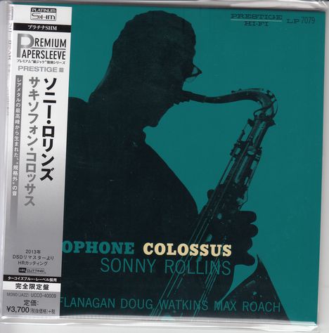 Sonny Rollins (geb. 1930): Saxophone Colossus (Platinum SHM-CD) (Mono) (Papersleeve), CD