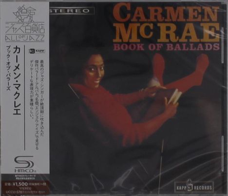 Carmen McRae (1920-1994): Book Of Ballads (SHM-CD), CD