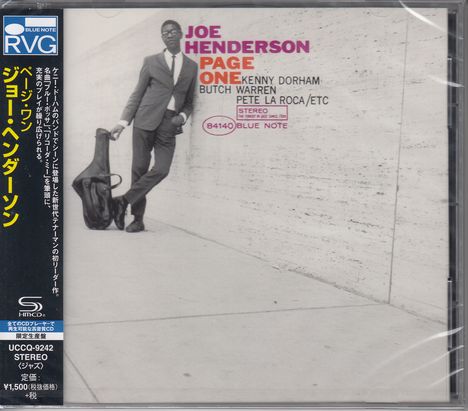 Joe Henderson (Tenor-Saxophon) (1937-2001): Page One (Shm-Cd) (Remaster) (Ltd.), CD