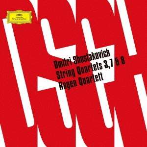 Dmitri Schostakowitsch (1906-1975): Streichquartette Nr.3,7,8 (SHM-CD), CD