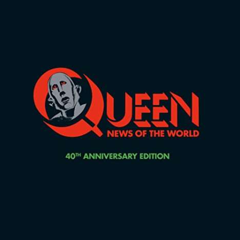 Queen: News Of The World - 40th Anniversary Edition (Limited-Deluxe-Edition), 1 LP, 3 CDs und 1 DVD