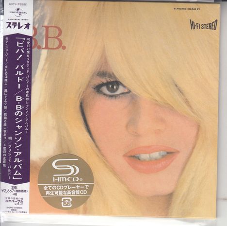 Brigitte Bardot: B.B. (SHM-CD) (Papersleeve), CD