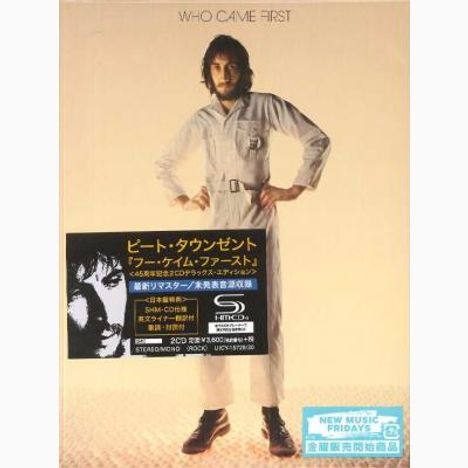 Pete Townshend: Who Came First +Bonus (2 SHM-CD) (Digipack Hochformat), 2 CDs