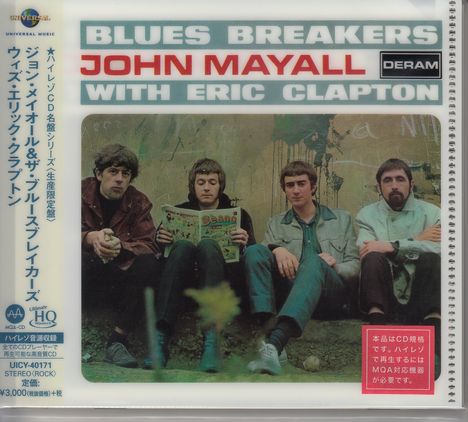 John Mayall &amp; Eric Clapton: John Mayall &amp; The Bluesbrakers With Eric Clapton (UHQ-CD/MQA-CD) (Reissue) (Limited-Edition), CD