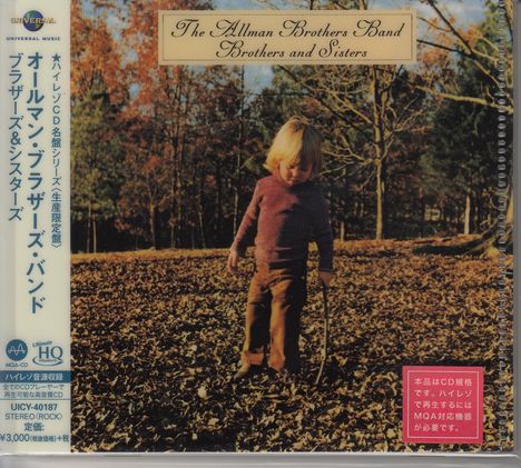 The Allman Brothers Band: Brothers And Sisters (UHQ-CD/MQA-CD) (Reissue) (Limited-Edition), CD