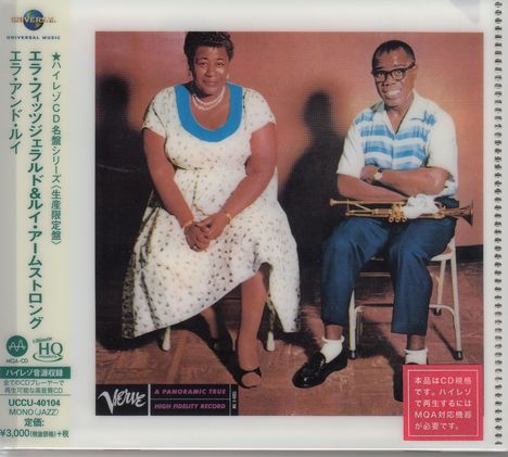 Louis Armstrong &amp; Ella Fitzgerald: Ella And Louis (UHQ-CD/MQA-CD) (Reissue) (Limited-Edition), CD