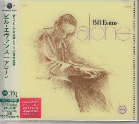 Bill Evans (Piano) (1929-1980): Alone (UHQ-CD/MQA-CD) (Reissue) (Limited-Edition), CD