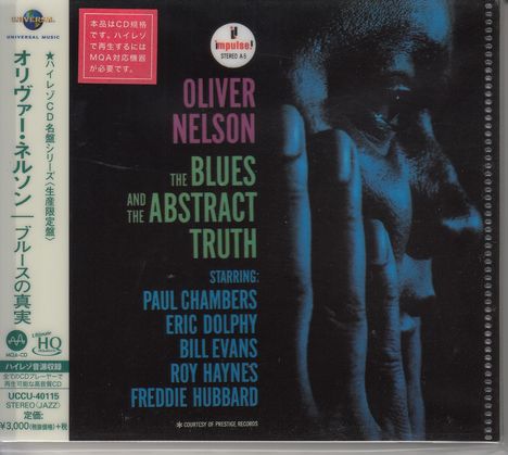 Oliver Nelson (1932-1975): The Blues And The Abstract Truth (UHQ-CD/MQA-CD) (Reissue) (Limited-Edition), CD