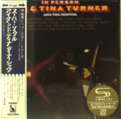 Ike &amp; Tina Turner: In Person (SHM-CD) (Papersleeve), CD