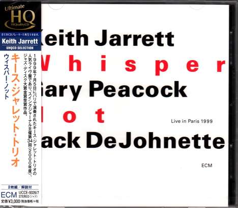 Keith Jarrett (geb. 1945): Whisper Not: Live In Paris 1999 (2 UHQCD), 2 CDs