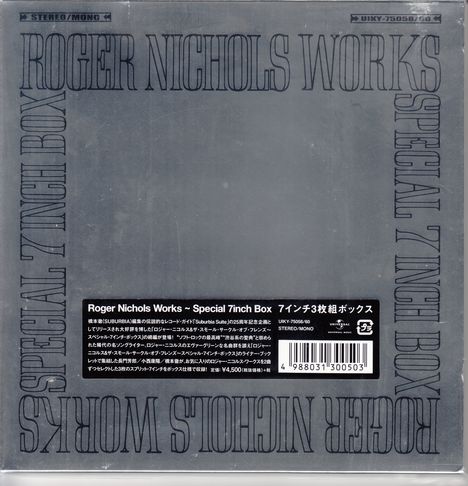 Roger Nichols Works (Special 7inch Box) (Limited Edition), 3 Singles 7"