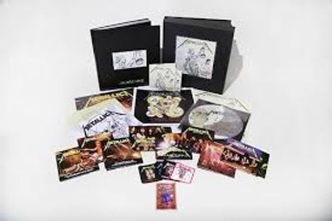 Metallica: ... And Justice For All (remastered) (Deluxe-Box-Set) (Limited Edition), 11 CDs, 6 LPs, 4 DVDs, 1 Buch und 1 Merchandise