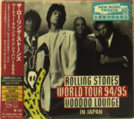 The Rolling Stones: Rolling Stones World Tour 94/95 Voodoo Lounge In Japan (DVD + 2 SHM-CD + Photobook) (Digipack), 2 CDs und 1 DVD