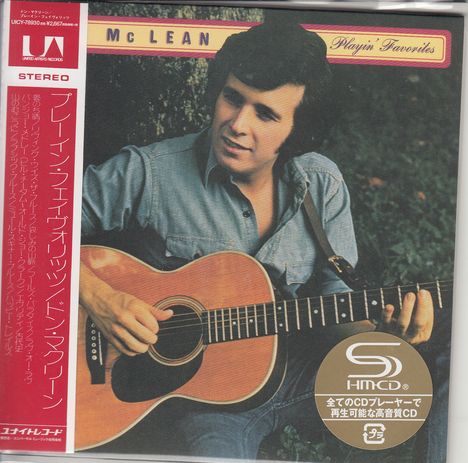 Don McLean: Playin' Favorites (SHM-CD) (Papersleeve), CD