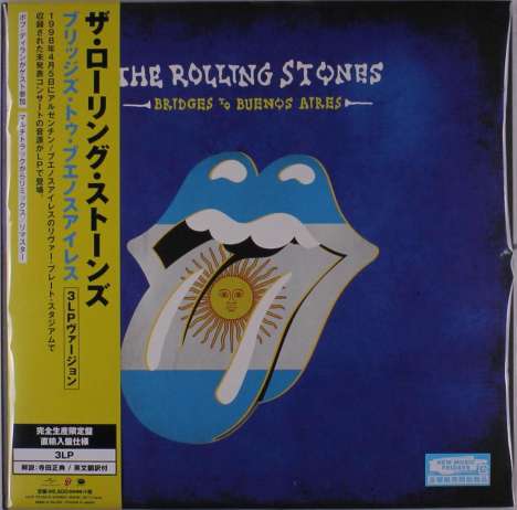 The Rolling Stones: Bridges To Buenos Aires (Limited Edition) (Black Vinyl) (Non Japan-made Disc), 3 LPs